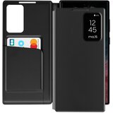 Avizar usnjeno ohi&amp;scaron;je za galaxy S22 ultra display window card holder, črna, (5000015937) Slike