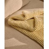 Kave Home Rumena/bež bombažna pletena odeja 100x170 cm Lideba – | Shoptok.si