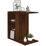  Bočni stolić boja smeđeg hrasta 50x30x50 cm konstruirano drvo | shoptok.hr