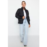 Trendyol Black Oversize Rib Detailed Inflatable Coat | ePonuda.com