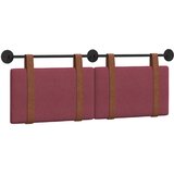  Držeće uzglavlje Zidne Vinska crvena 150 x 55 x 5 cm Antikni PU | Eponuda.com