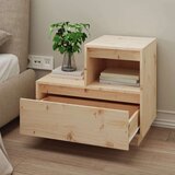 vidaXL Nočna omarica 60x34x51 cm trdna borovina | Shoptok.si