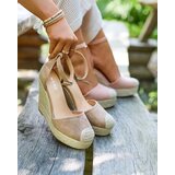 Resti Brown women's Meylasi platform sandals Cene
