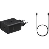 Samsung stenski polnilec z enim USB-C vhodom 60W in priloženim USB-C v USB-C kablom 3A črne barve EP-T6010NBE + EP-DA705BBE (OEM pakiranje) Cene