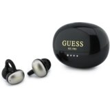 Guess OWS brezžične Bluetooth slušalke Metallic Finish Electroplated Parts Classic Logo - črne - GUTWSOL3MEGK | Shoptok.si