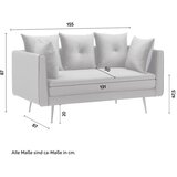 Bessagi Home dvosed luis, siva, žamet | Shoptok.si