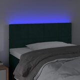  LED uzglavlje tamnozeleno 80 x 5 x 78/88 cm baršunasto | shoptok.hr