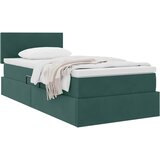  s od storage s madracem Tamnozelena 100 x 200 cm Baršun | shoptok.hr