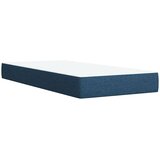  Krevet s oprugama i madracem plavi 80x200 cm od tkanine | shoptok.hr