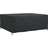 vidaXL Prevleka za zunanje pohištvo Črna 250 x 210 x 70 cm 210D | Shoptok.si