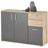CARRYHOME komoda, siva, barve hrasta Cene