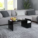 Furnova Klubska mizica črna 90x45x35 cm inženirski les, (21915290) Cene