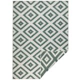 NORTHRUGS Zeleno-krem zunanja preproga Malta, 80 x 150 cm Cene