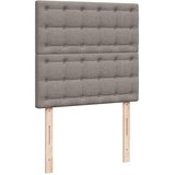  Otomanski okvir kreveta s madraca smeđesivi 80x200cm od tkanine | shoptok.hr