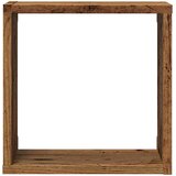  Kockaste zidne police 2 kom boja staro drvo 30x15x30 cm drvene | Eponuda.ba