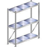 SCHULTE Širok regal, obremenitev police 500 kg, širina polic 2500 mm, osnovni regal, višina 2000 mm, globina 500 mm | Shoptok.si