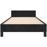  Okvir za krevet s uzglavljem crni 90x190 cm baršunasti | shoptok.hr
