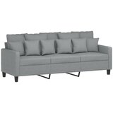  3-dijelni set sofa s jastucima svjetlosivi od tkanine | shoptok.hr