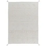 Bijeli periv/ručno rađen pamučan tepih 170x240 cm Tribu Natural –