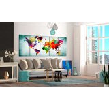  Slika - World Map: Green Vignette 225x90 | shoptok.hr