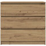  Komoda boja hrasta artisan 80x35x76 cm konstruirano drvo | shoptok.hr