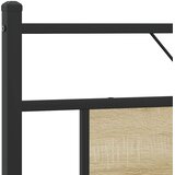  Metalni okvir kreveta bez madraca boja hrasta sonome 180x200 cm | shoptok.hr