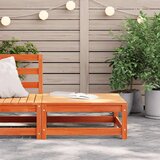  Vrtni tabure voštano smeđi 70 x 70 x 30 cm od masivne borovine | shoptok.hr