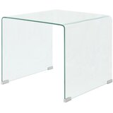  Stolić za Kavu od Kaljenog Stakla 49,5x50x45 cm Prozirni | shoptok.hr