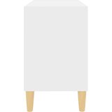 TV ormarić s nogama od masivnog drva bijeli 69,5 x 30 x 50 cm | shoptok.hr