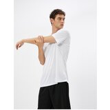 Koton Basic Sports T-Shirt. Raglan Sleeve Crew Neck Textured. | shoptok.hr