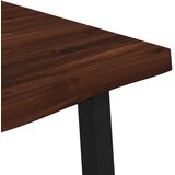  120 x 90 x 75 cm Čvrsto drvo akacije Tamno smeđa i crna | shoptok.hr