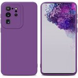 Cadorabo Case, združljiv s Samsungom v tekočini Matte Purple - zaščitni pokrov iz fleksibilnega silikona TPU, (20603249) | Shoptok.si