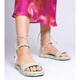 D/CEO marka niezdefiniowana Green woven women's sandals Tarina | Shoptok.si