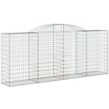  Lučne gabionske košare 8 kom 300x50x120/140cm pocinčano željezo | shoptok.hr