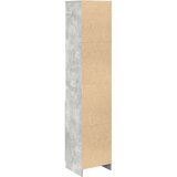 vidaXL Visoka omara betonsko siva 37,5x35x180 cm inženirski les | Shoptok.si