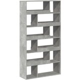 vidaXL Knjižna omara betonsko siva 100x33x187,5 cm inženirski les | Shoptok.si