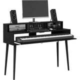 Studio radni stol Crni hrast 110 x 42,5 x 36 cm | shoptok.hr