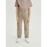 Reserved - Hlače classic denim regular - Bež Cene