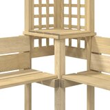  Kutna pergola s klupom od impregnirane borovine | Eponuda.com