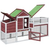  Kokošinjac boja kave 186,5 x 58,5 x 113 cm od masivne borovine | Eponuda.com