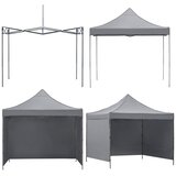  Vrtni šator, dimenzija 3 × 3 m, sive boje | shoptok.hr