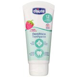 Chicco Oral Care Toothpaste zubna pasta za djecu okus Strawberry (Sanitising Action in the Oral Cavity, No Fluoride) 50 ml Cijene