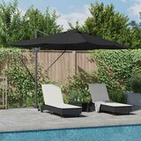  Suncobran Crna 352 x 251 x 265 cm Poliester i aluminij | Eponuda.ba