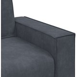  Dvosjed Sofa Tamno siva 160x78x84 cm Baršun | shoptok.hr