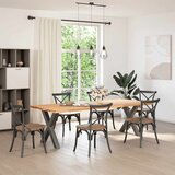  Noge za blagovaonski stol u obliku slova X, 2 kom, antracit, 70 x (72-73) cm, čelik | shoptok.hr
