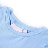  Dječja majica s volanima svjetloplava 128 | shoptok.hr