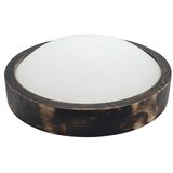  plafonsko svetlo oak smoky slim 1xE27/15W/230V prečnik 27 cm hrast/tamno braon | Eponuda.com