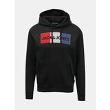 Jack & Jones Black Men's Hoodie - Men's