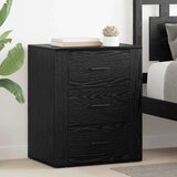 vidaXL Noćni ormar Crni hrast 50 x 36 x 60 cm Konstruirano drvo Cijene