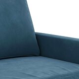  3-dijelni set sofa s jastucima plavi baršunasti | shoptok.hr